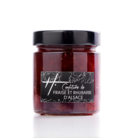 Confiture fraise rhubarbe