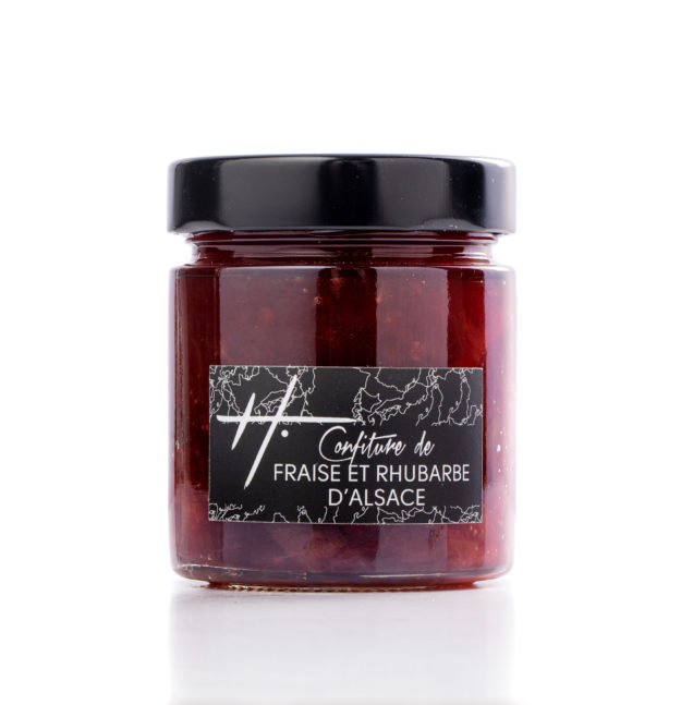 Confiture fraise rhubarbe